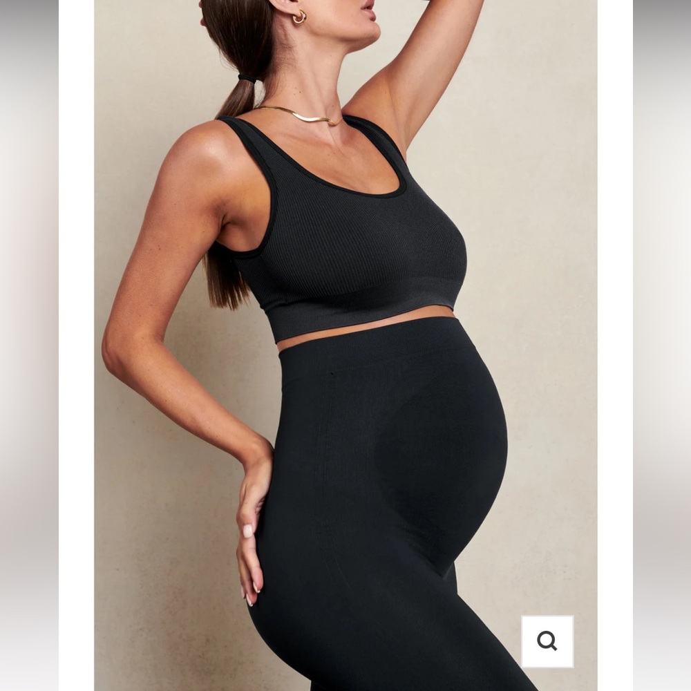 Blanqi maternity leggings size medium black
